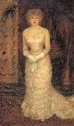 Pierre Auguste Renoir Portrait of the Actress Jeanne Samary oil